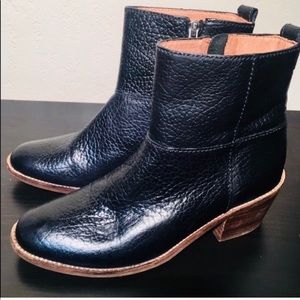 Madewell Black Perrie Ankle Booties